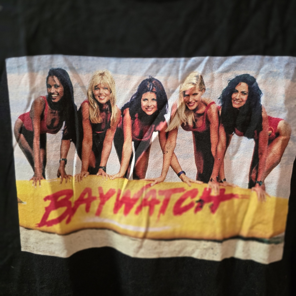 Baywatch Graphic Muscle Tee - Black - Picture 3 of 5